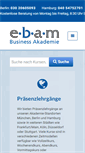Mobile Screenshot of ebam.de
