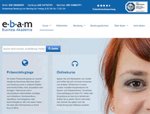Tablet Screenshot of ebam.de